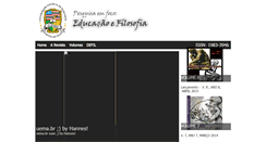 Desktop Screenshot of educacaoefilosofia.uema.br