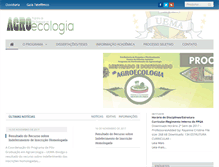 Tablet Screenshot of agroecologia.uema.br